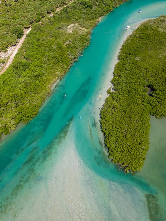 water next to the ocean