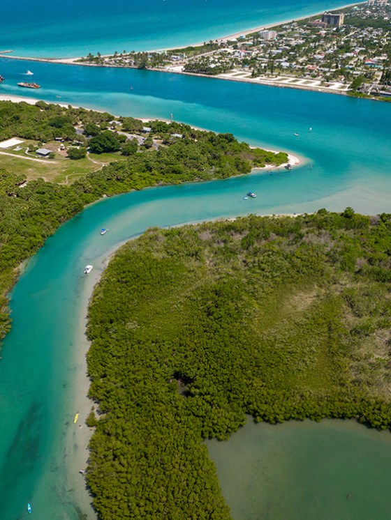 a large body of water