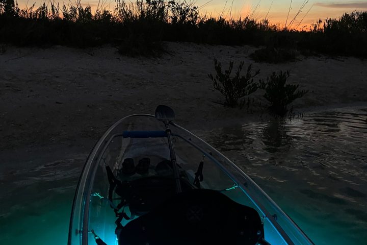 a sunset over a body of water