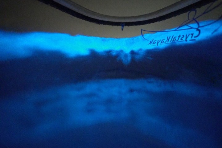 a person in a dark room