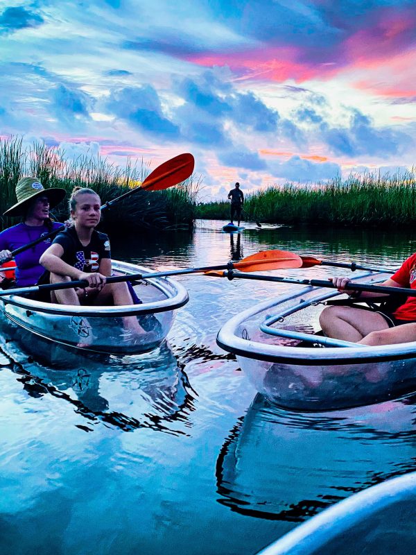 a small boat in a body of water