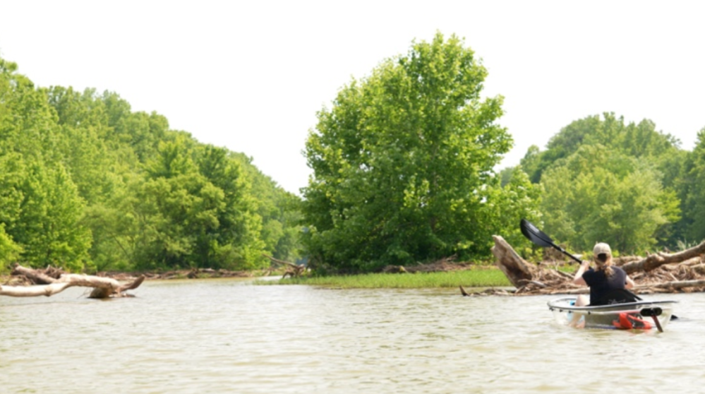 a group of people riding on the back of a boat in the water