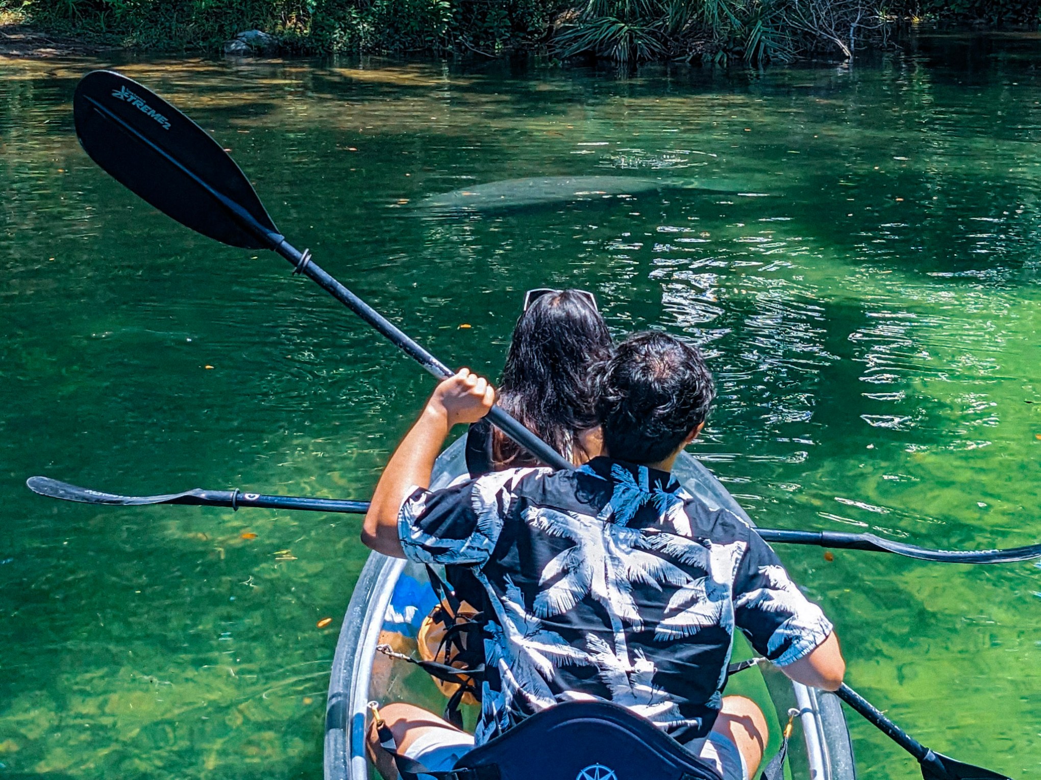 a man rowing a boat in the water