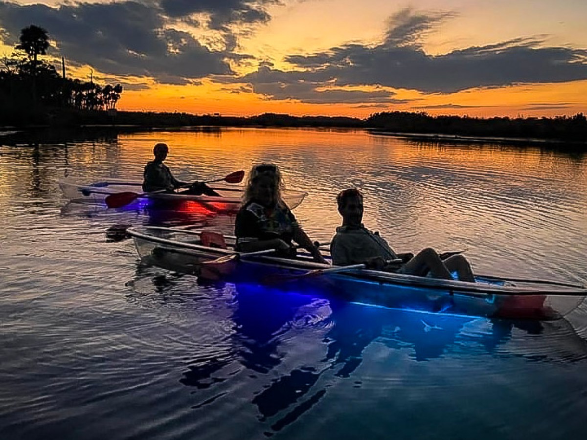 a group of people rowing a boat in a body of water