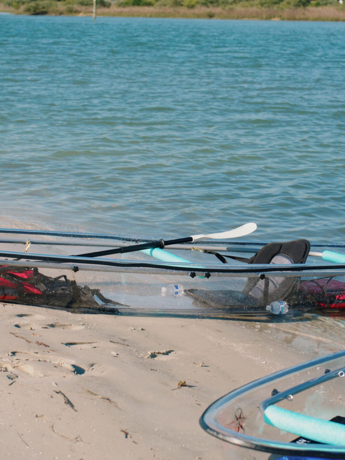 a group of people sitting at a beach