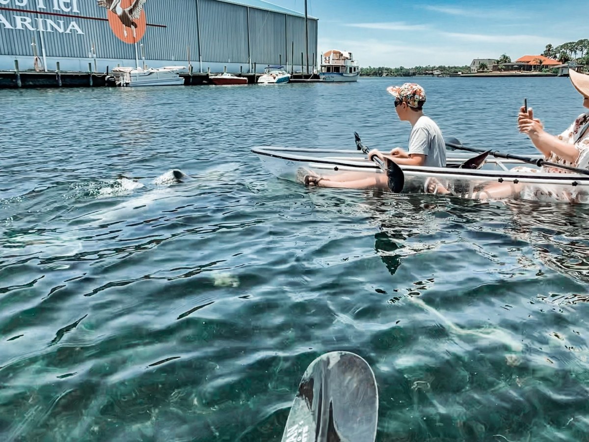 a group of people on a boat in the water