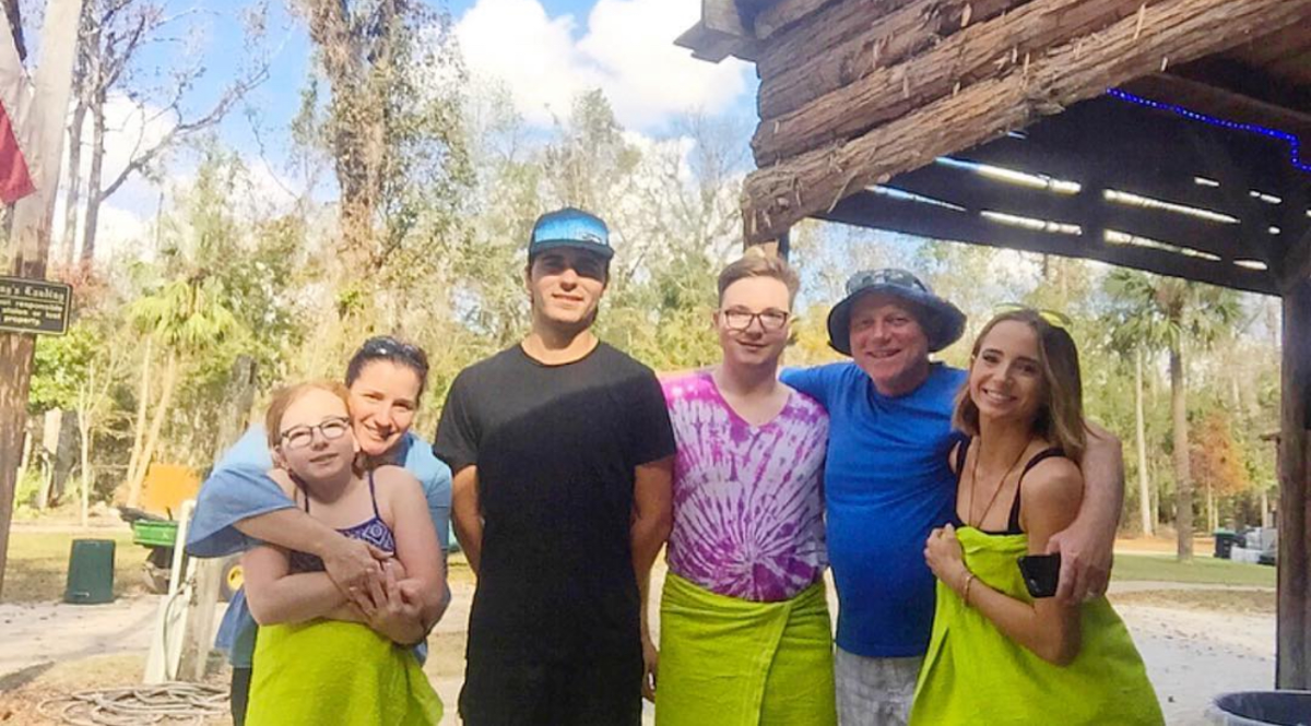 a group of people posing for the camera