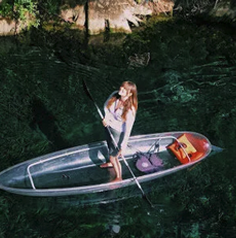 a person riding a surf board