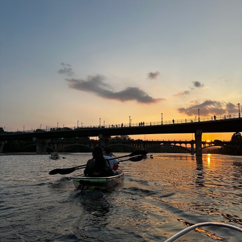 a bridge over a body of water
