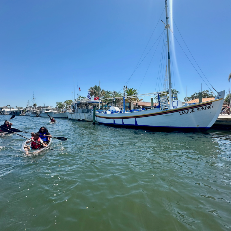 a small boat in a body of water