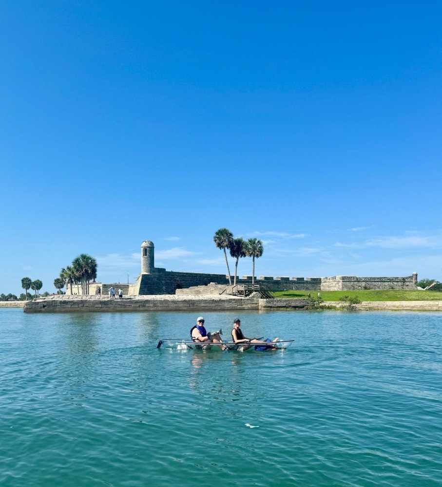 a group of people on a boat in the water
