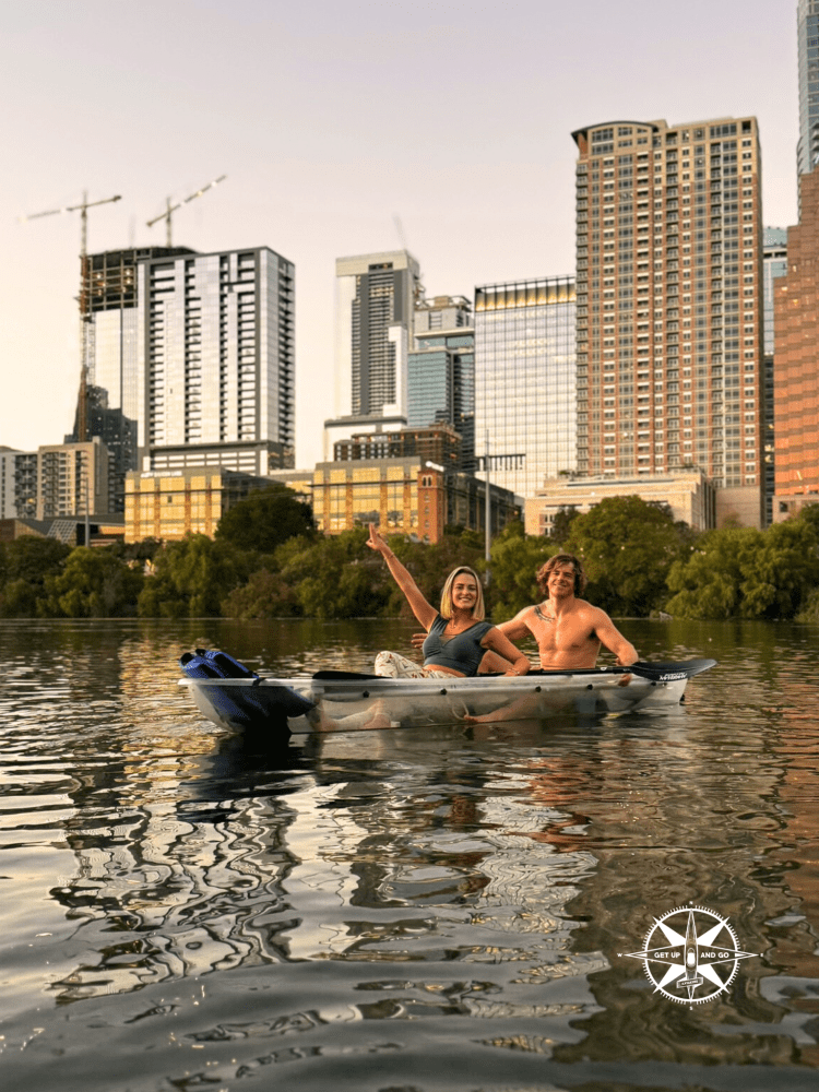 a group of people swimming in a body of water