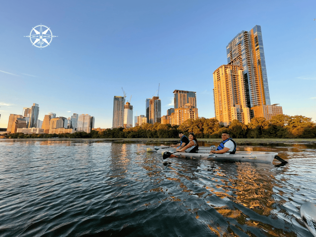 Kayaking Bat Austin Catch Austin’s Sunset & Bats with Our Unique Clear Kayak Tour