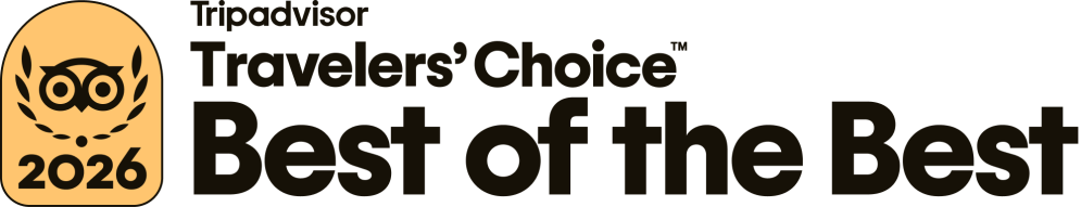 Tripadvisor 2026 Travelers' Choice Best of the Best logo.